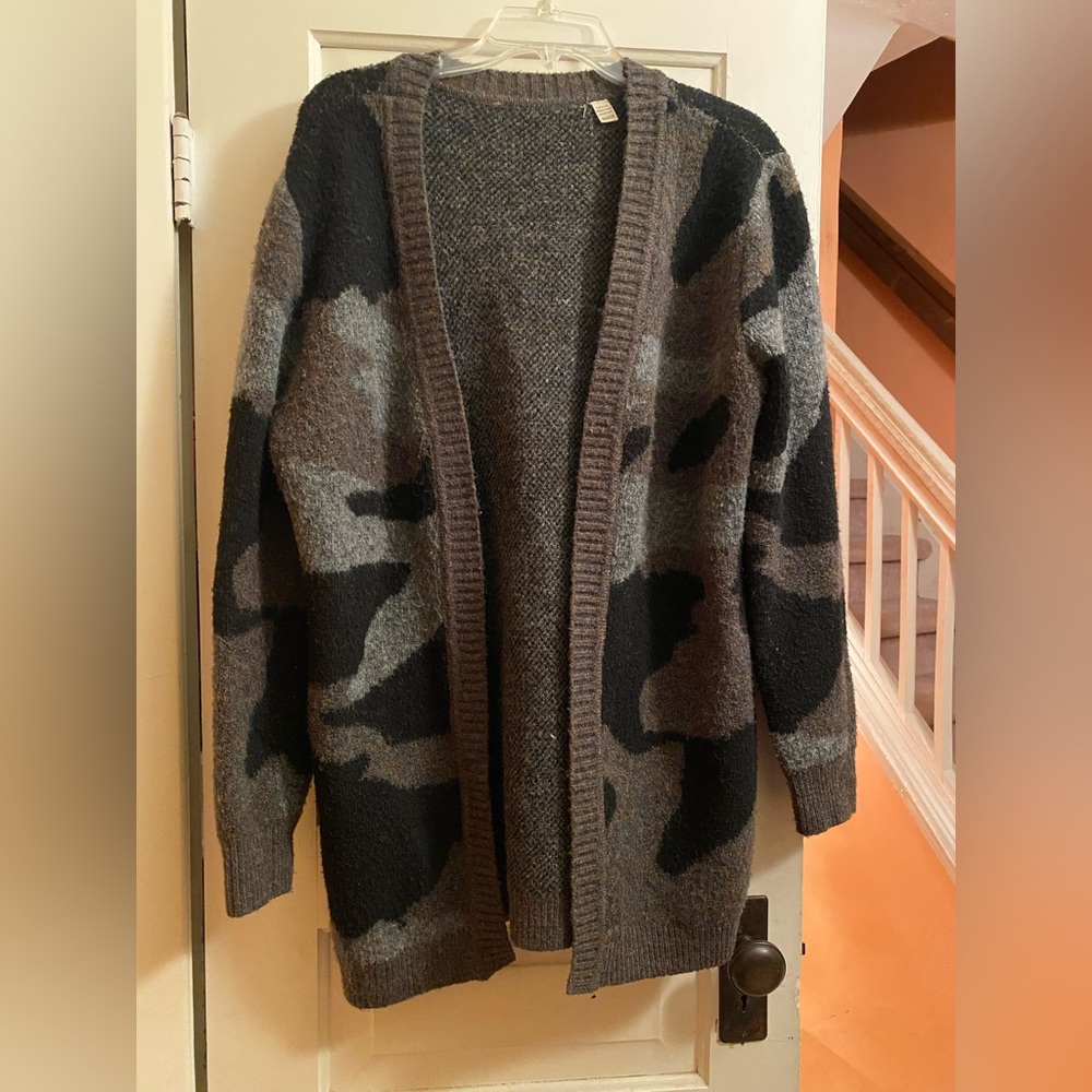 Camo Cardigan